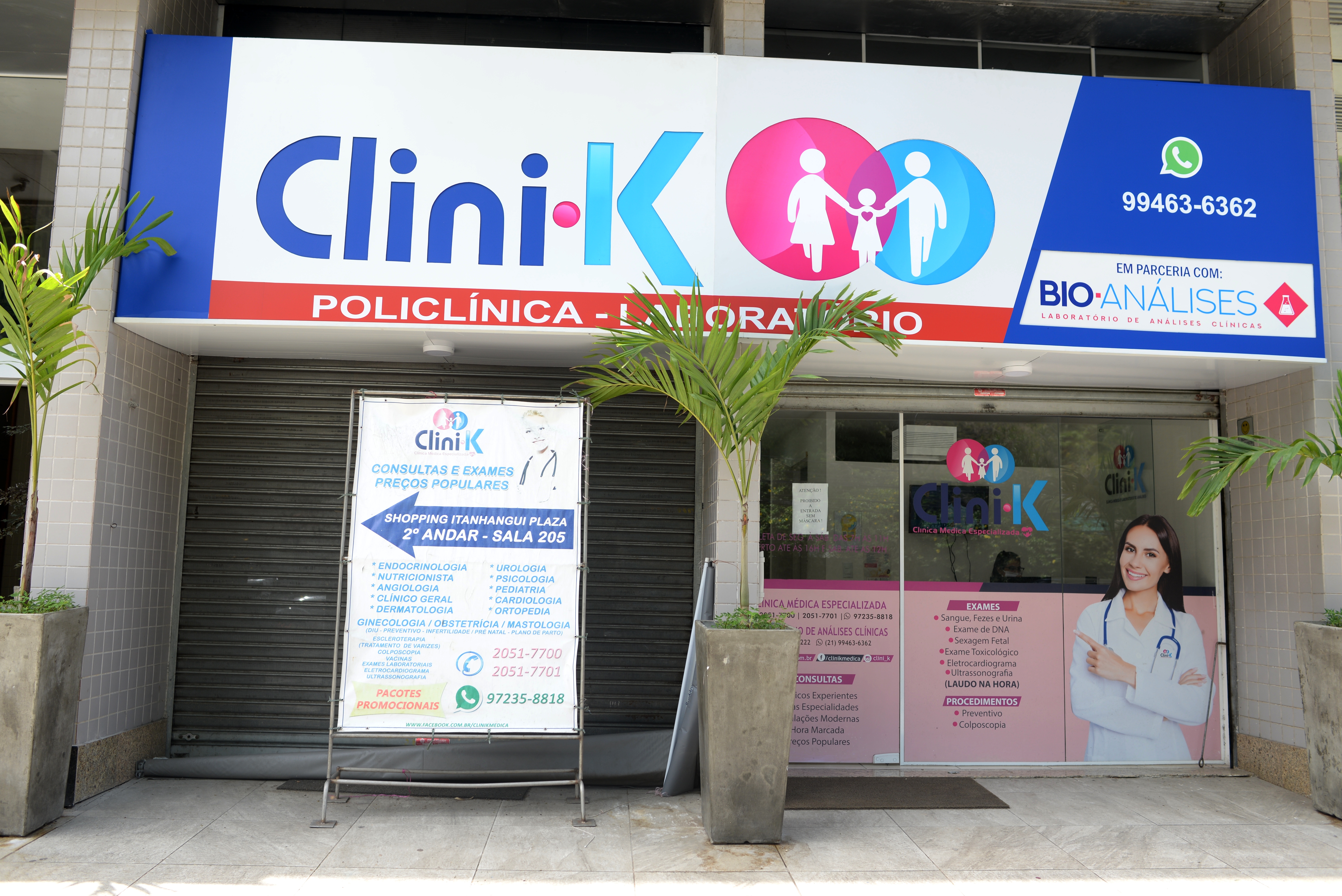 Entrada da CliniK no Itanhangá